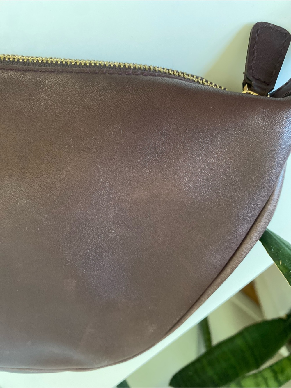 Madewell Brown Leather Crossbody Bag with Adjustable Strap - Picture 6 of 10